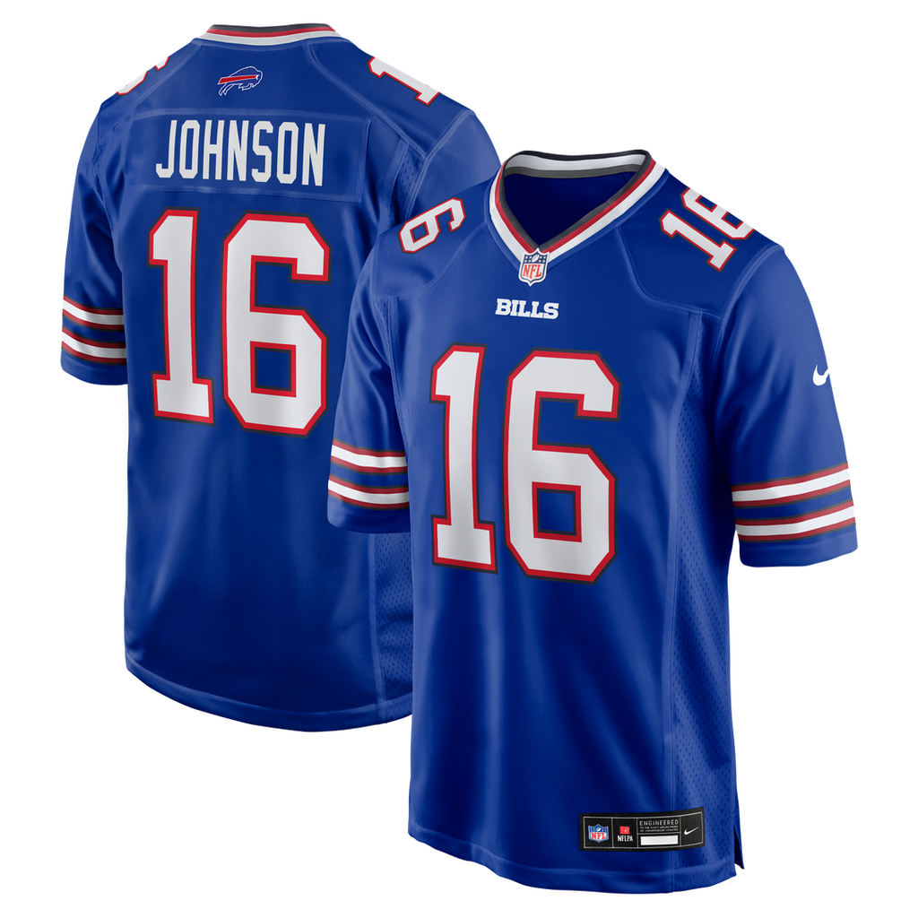 Xavier Johnson Buffalo Bills Game Jersey - Royal Blue