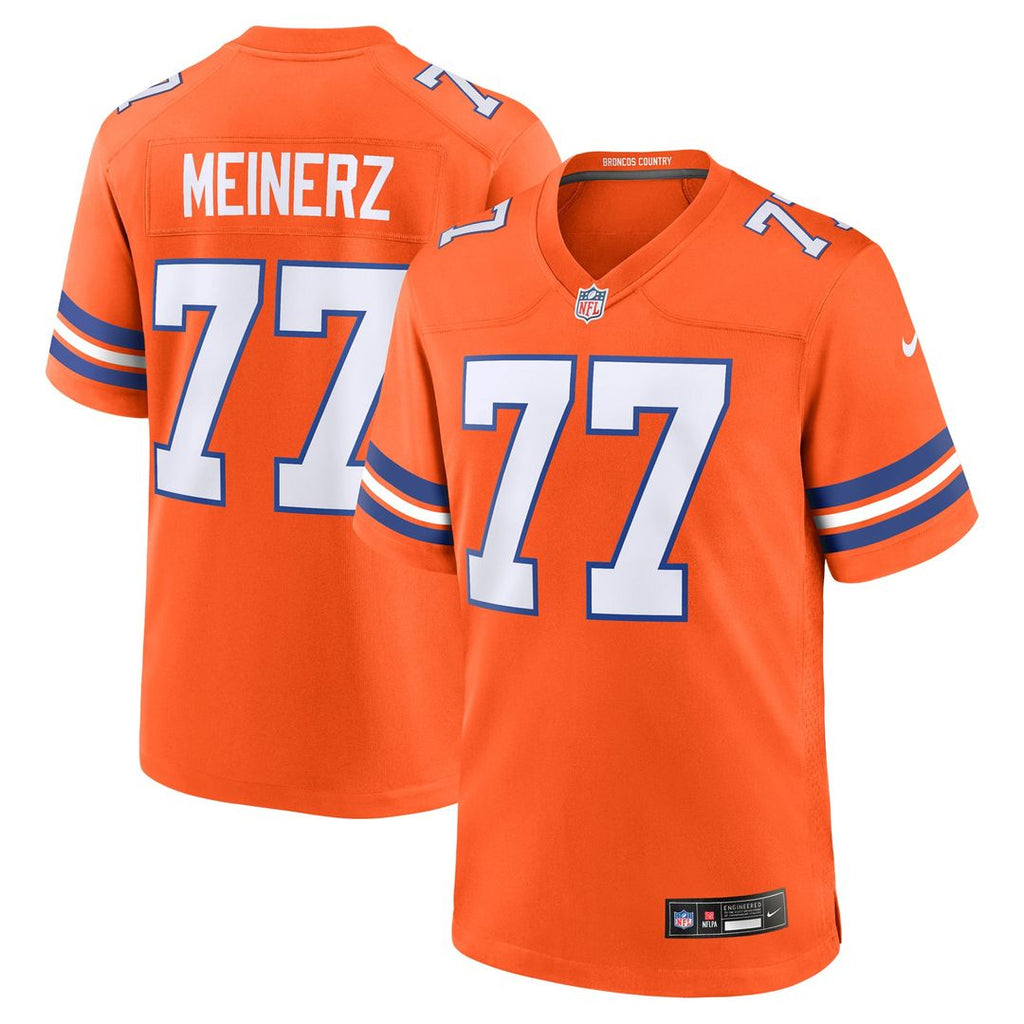 Quinn Meinerz Denver Broncos Alternate Game Jersey - Orange