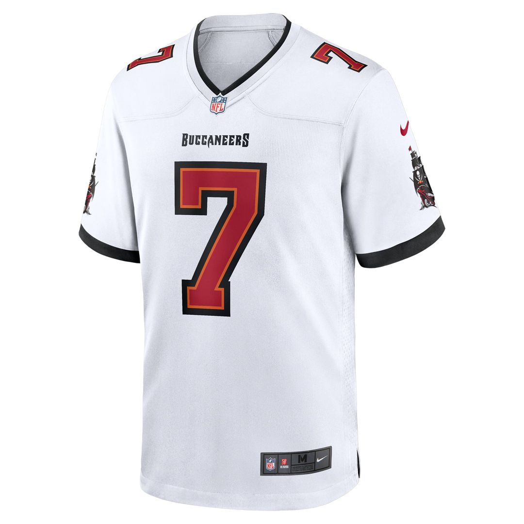 Bucky Irving Tampa Bay Buccaneers Alternate Game Jersey - Pewter