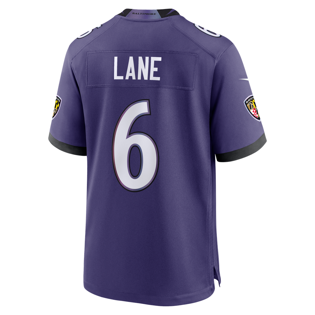 Ja'Kobi Lane Baltimore Ravens Game Jersey - Purple