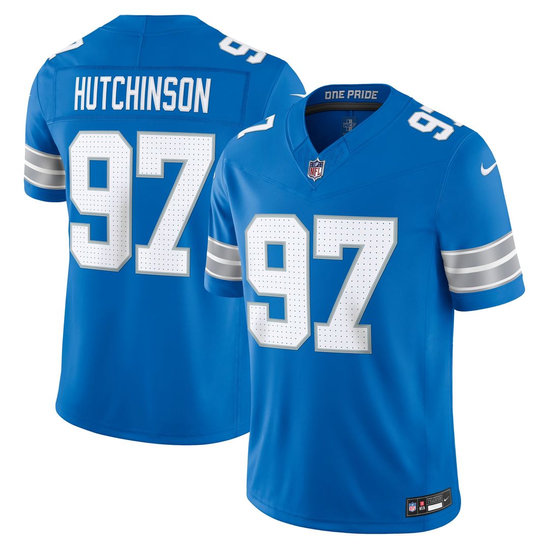 Aidan Hutchinson Detroit Lions Alternate Vapor F.U.S.E. Stitched Limited Jersey - Black