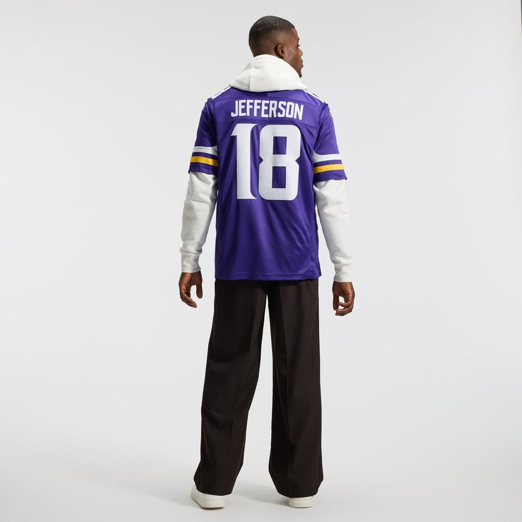 Justin Jefferson Minnesota Vikings Alternate Vapor F.U.S.E. Stitched Limited Jersey - White