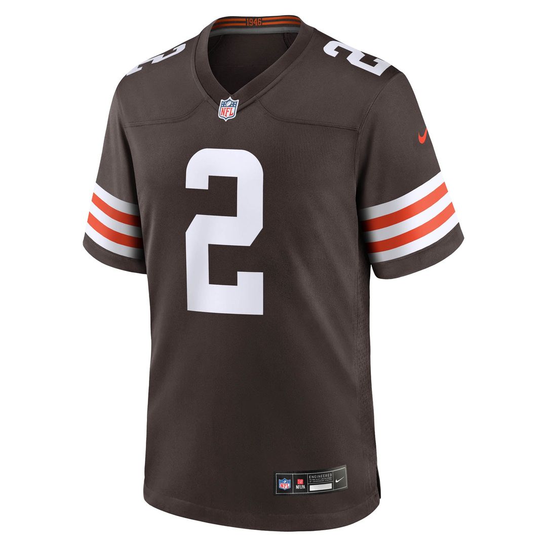 Shedeur Sanders Cleveland Browns Game Jersey - Brown