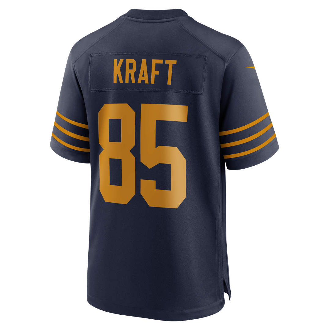 Tucker Kraft Green Bay Packers Alternate Game Jersey - Navy