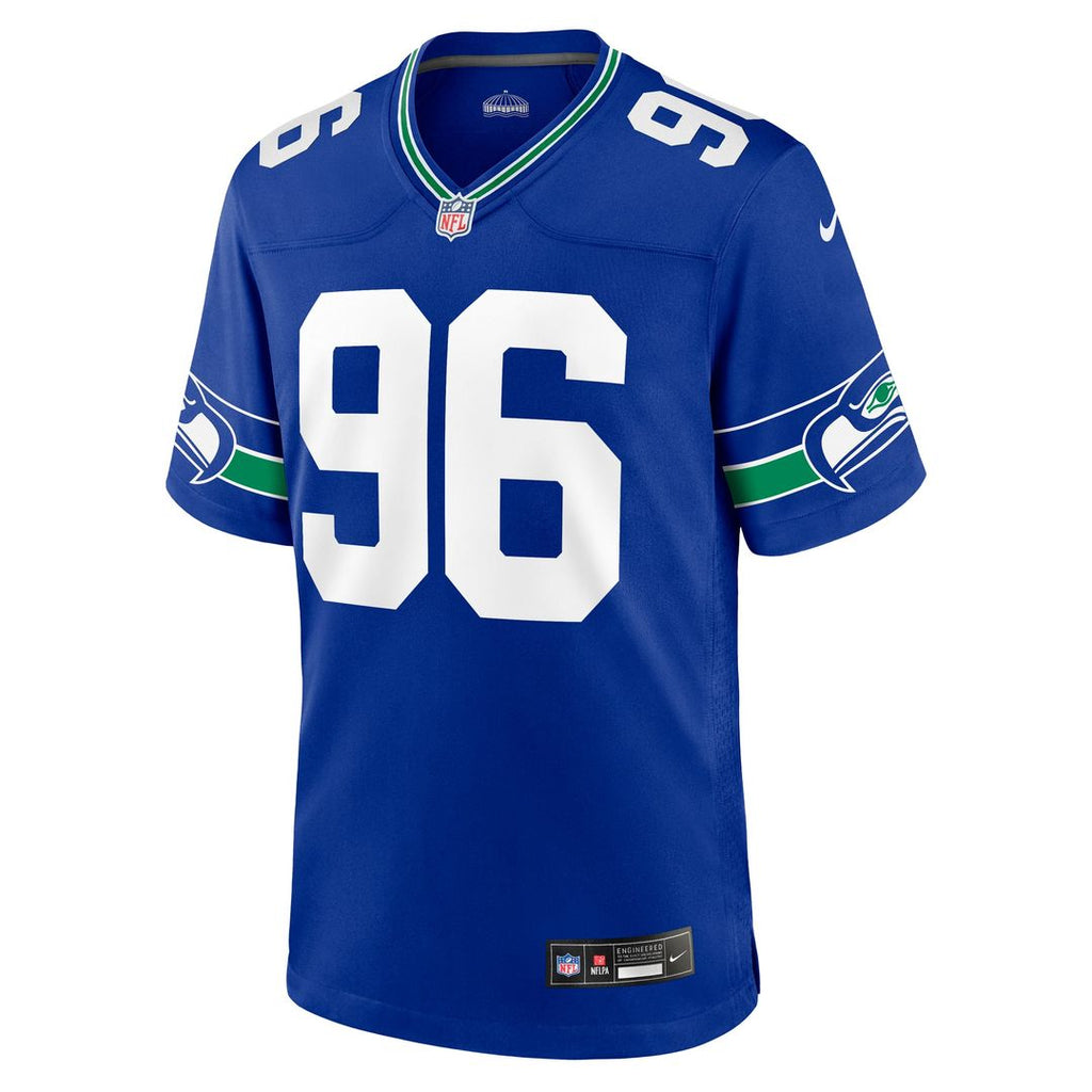 Cortez Kennedy Seattle Seahawks Alternate Game Jersey - Royal Blue