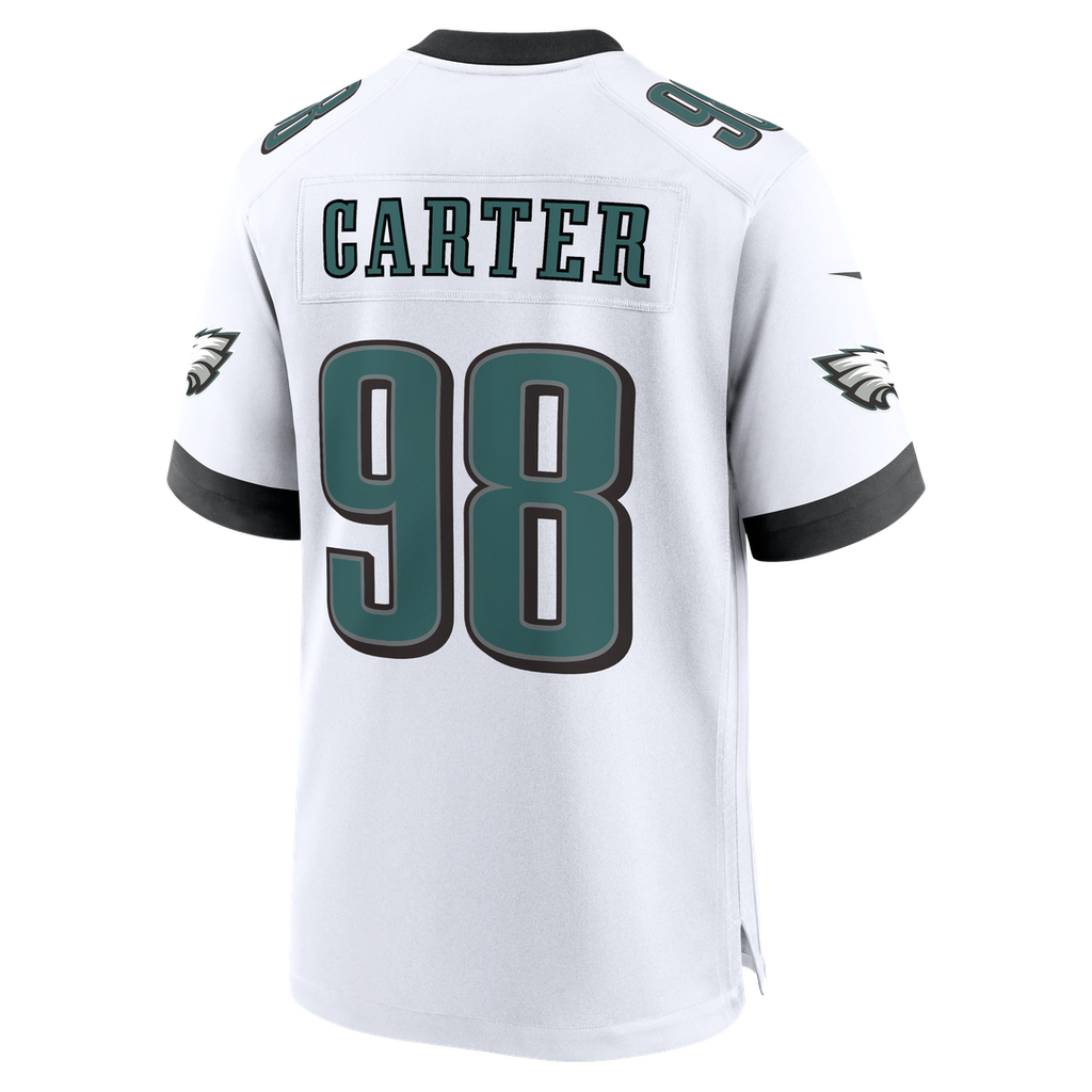 Jalen Carter Philadelphia Eagles Game Jersey - Midnight Green