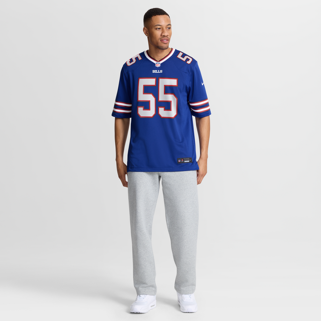 Michael Hoecht Buffalo Bills Game Jersey - Royal Blue