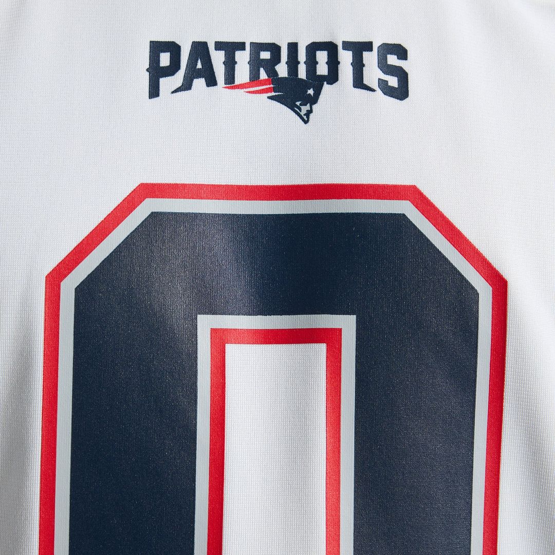Christian Gonzalez New England Patriots Game Jersey - White
