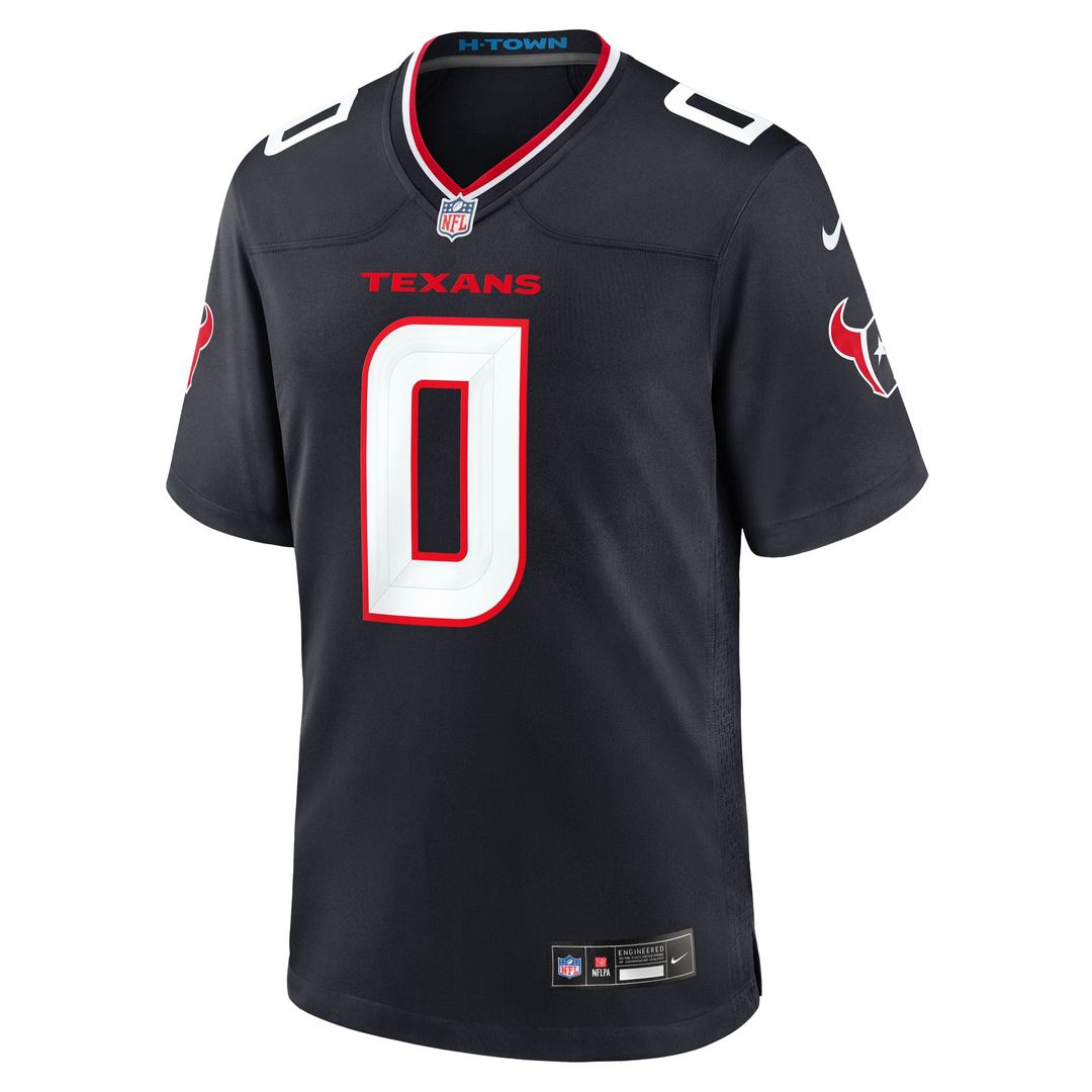 Azeez Al-Shaair Houston Texans Game Jersey - Navy