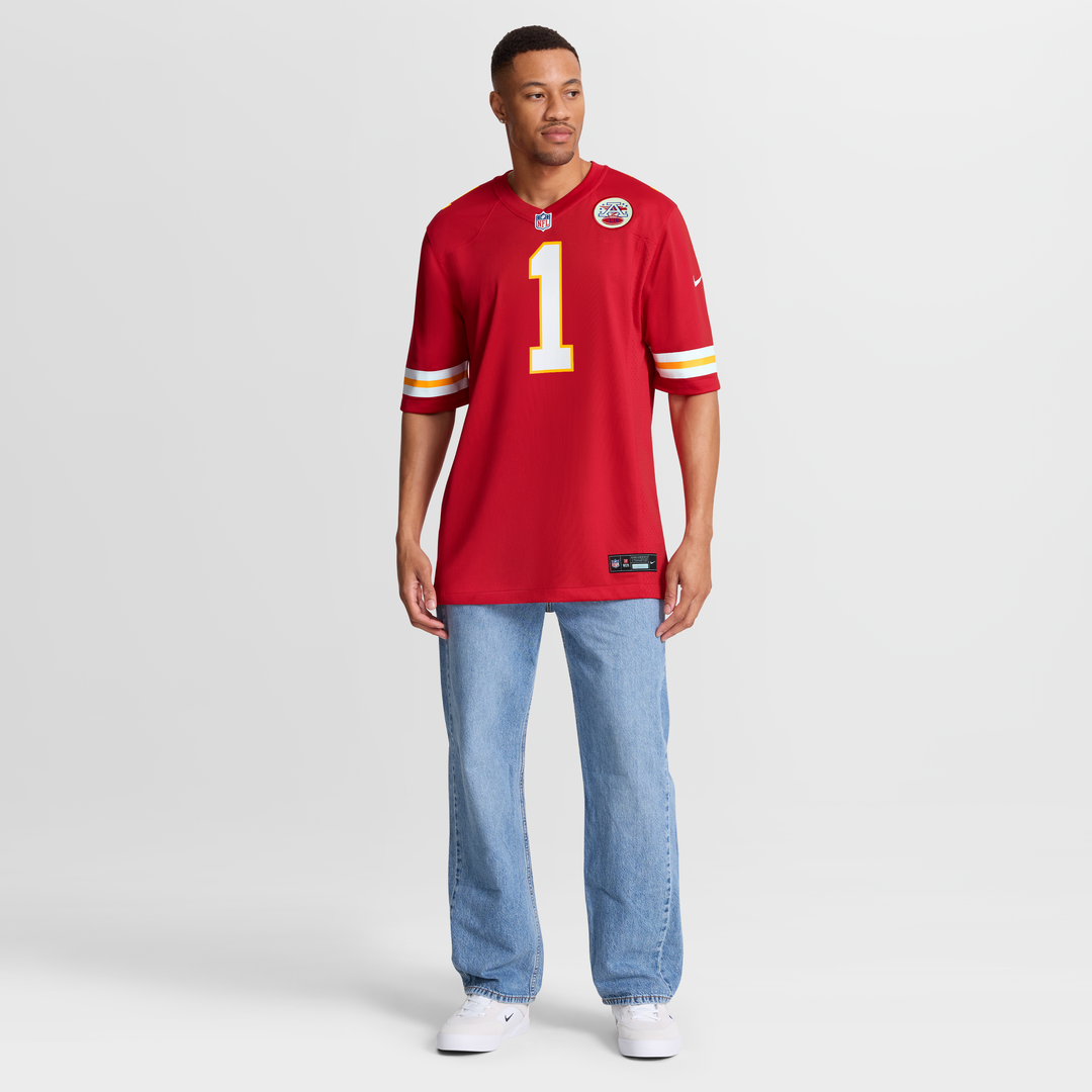 Xavier Worthy Kansas City Chiefs Game Jersey - Red