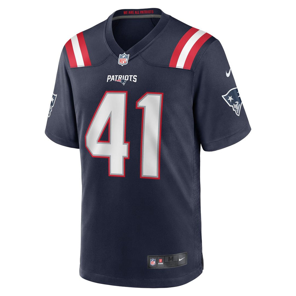 Brenden Schooler New England Patriots Game Jersey - Navy