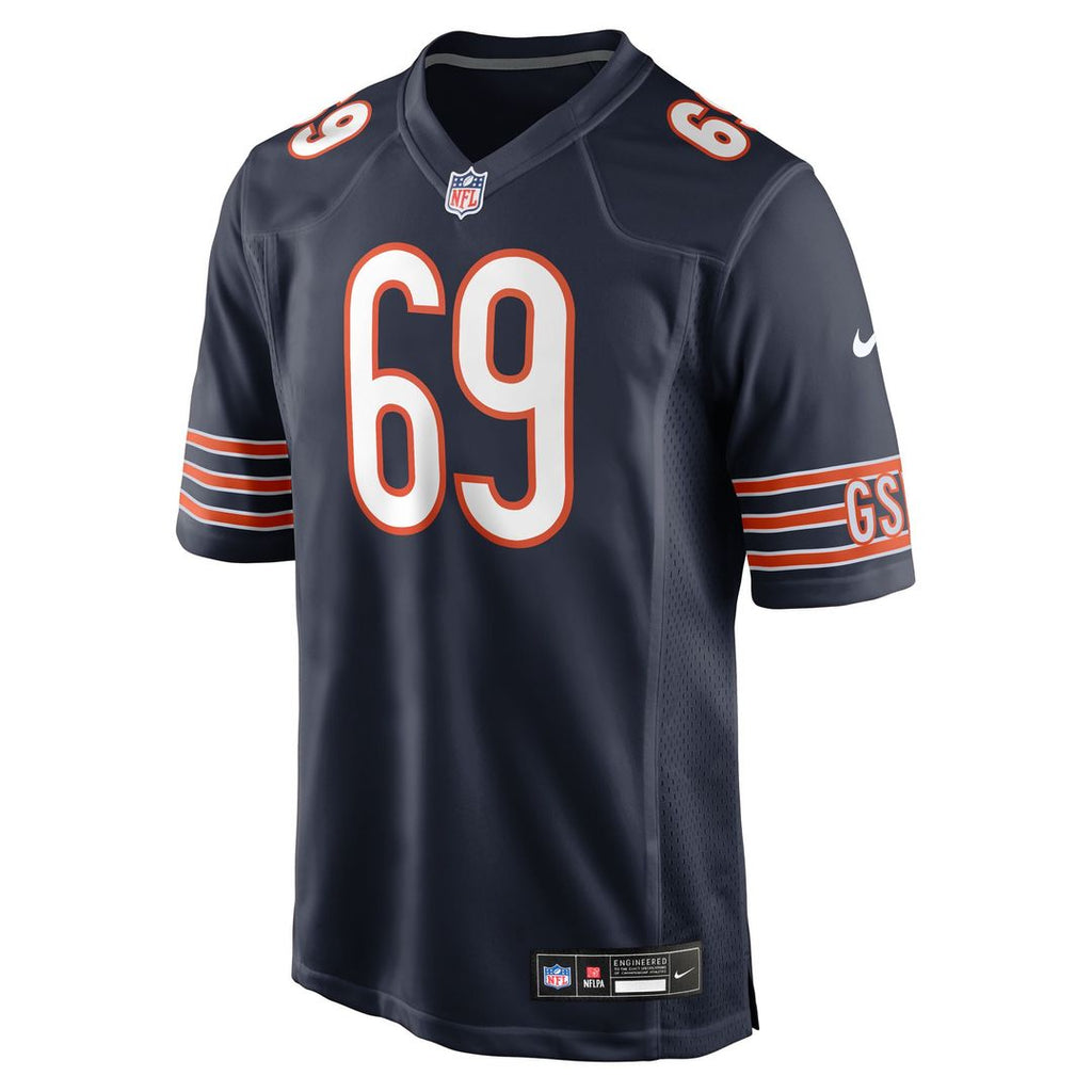 Jeremiah Martin Chicago Bears Game Jersey - Navy