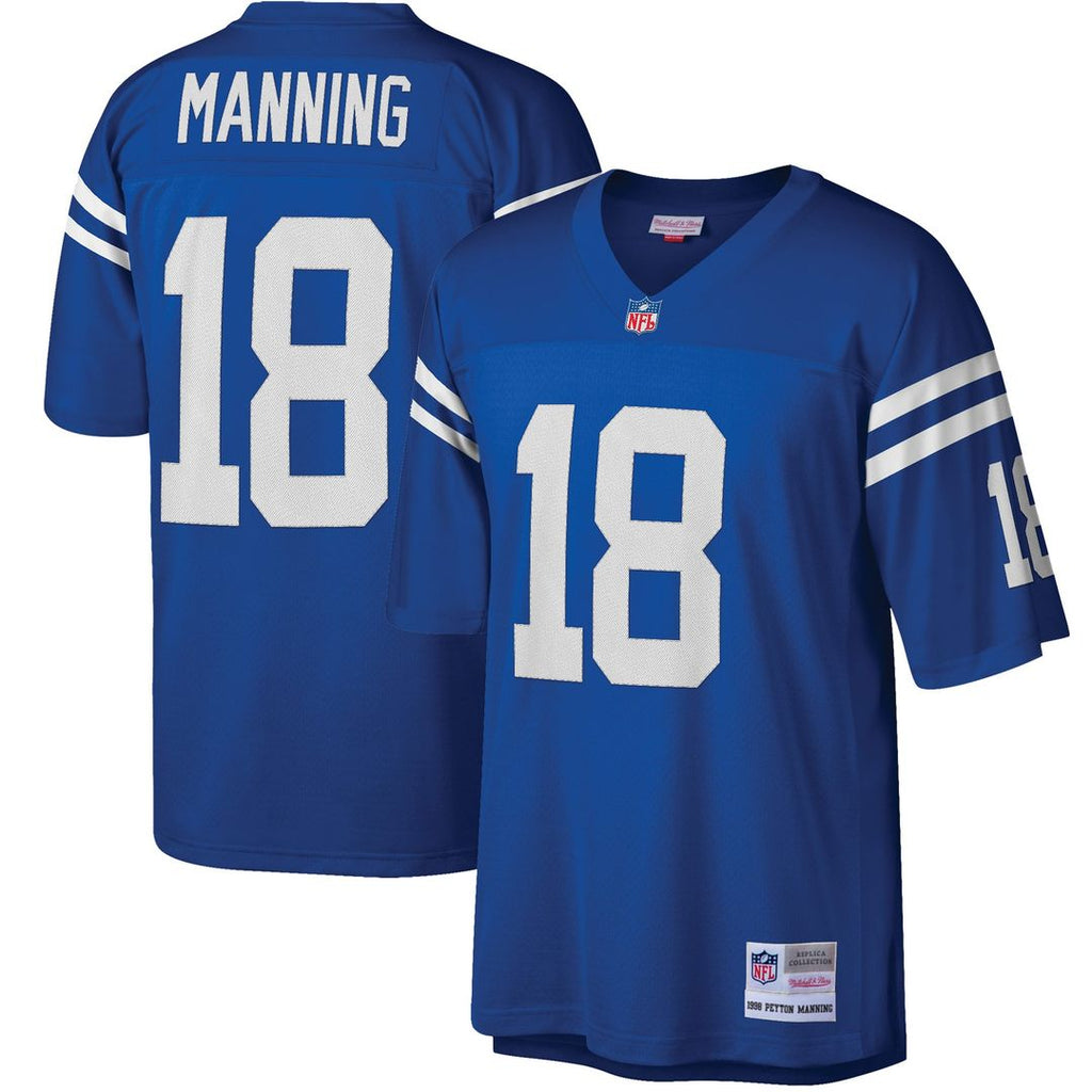 Peyton Manning Indianapolis Colts Big & Tall 1998 Replica Jersey - Royal Blue