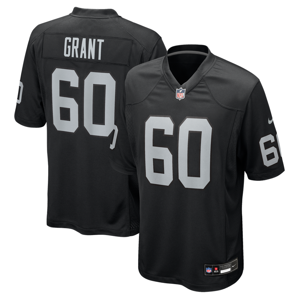Charles Grant Las Vegas Raiders Game Jersey - Black