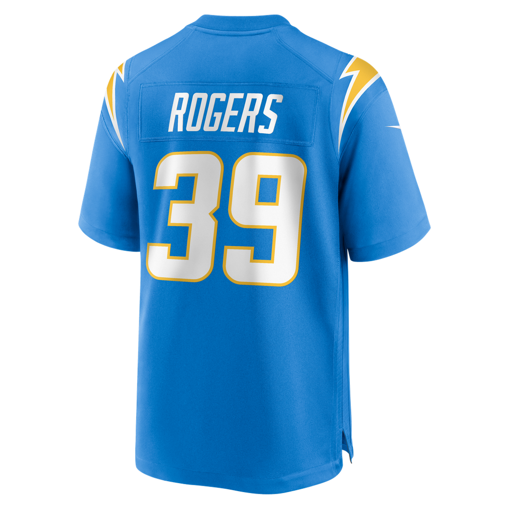Eric Rogers Los Angeles Chargers Game Jersey - Powder Blue