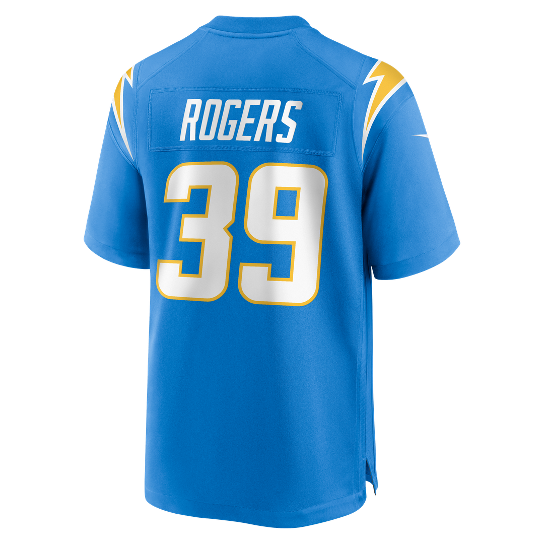 Eric Rogers Los Angeles Chargers Game Jersey - Powder Blue