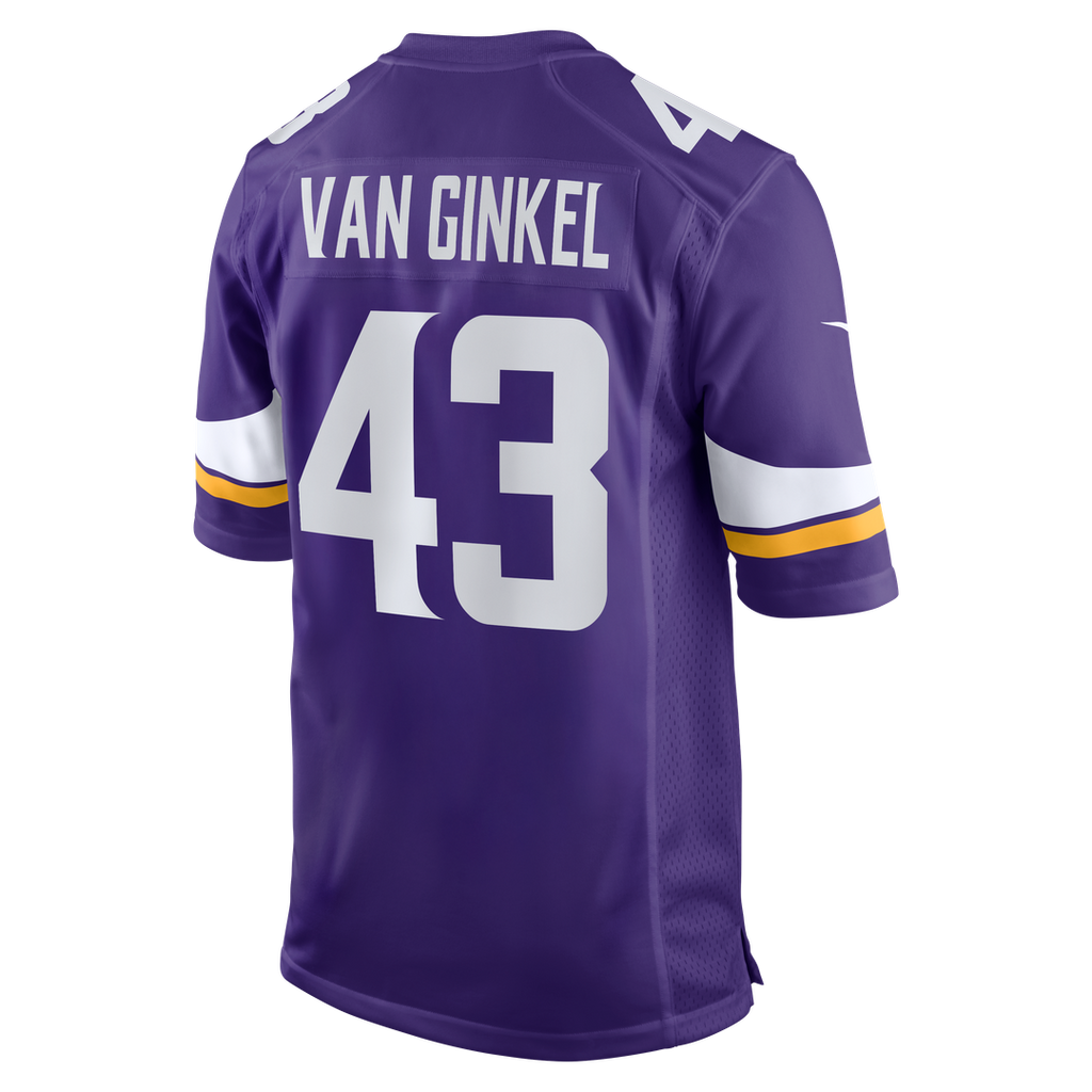 Andrew Van Ginkel Minnesota Vikings Alternate Game Jersey - White