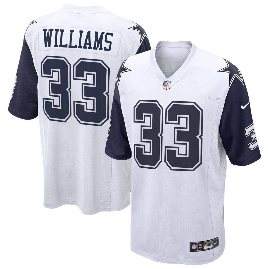 Javonte Williams Dallas Cowboys Game Jersey - Navy