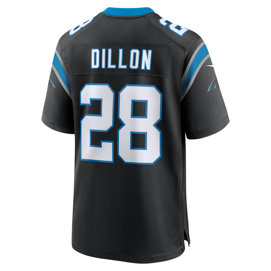 AJ Dillon Carolina Panthers Game Jersey - Black