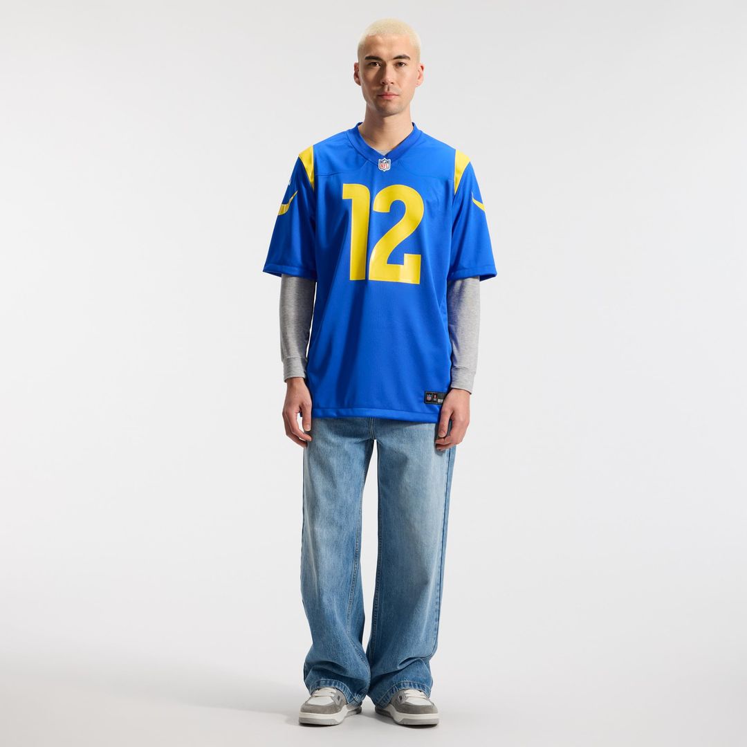 Puka Nacua Los Angeles Rams Game Jersey - Classic Sol