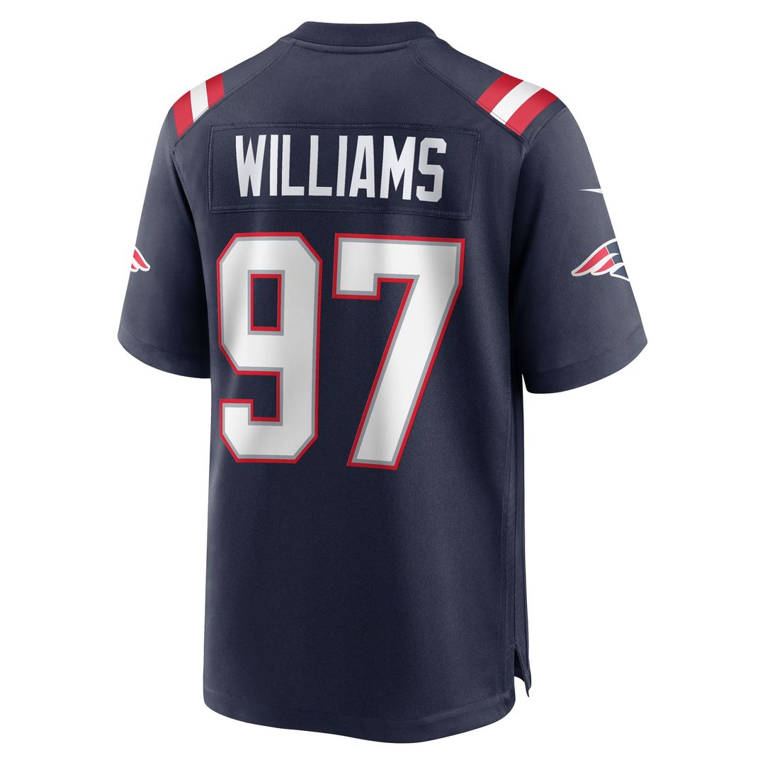 Milton Williams New England Patriots Game Jersey - Navy