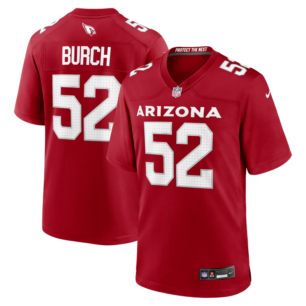 Jordan Burch Arizona Cardinals Game Jersey - Cardinal