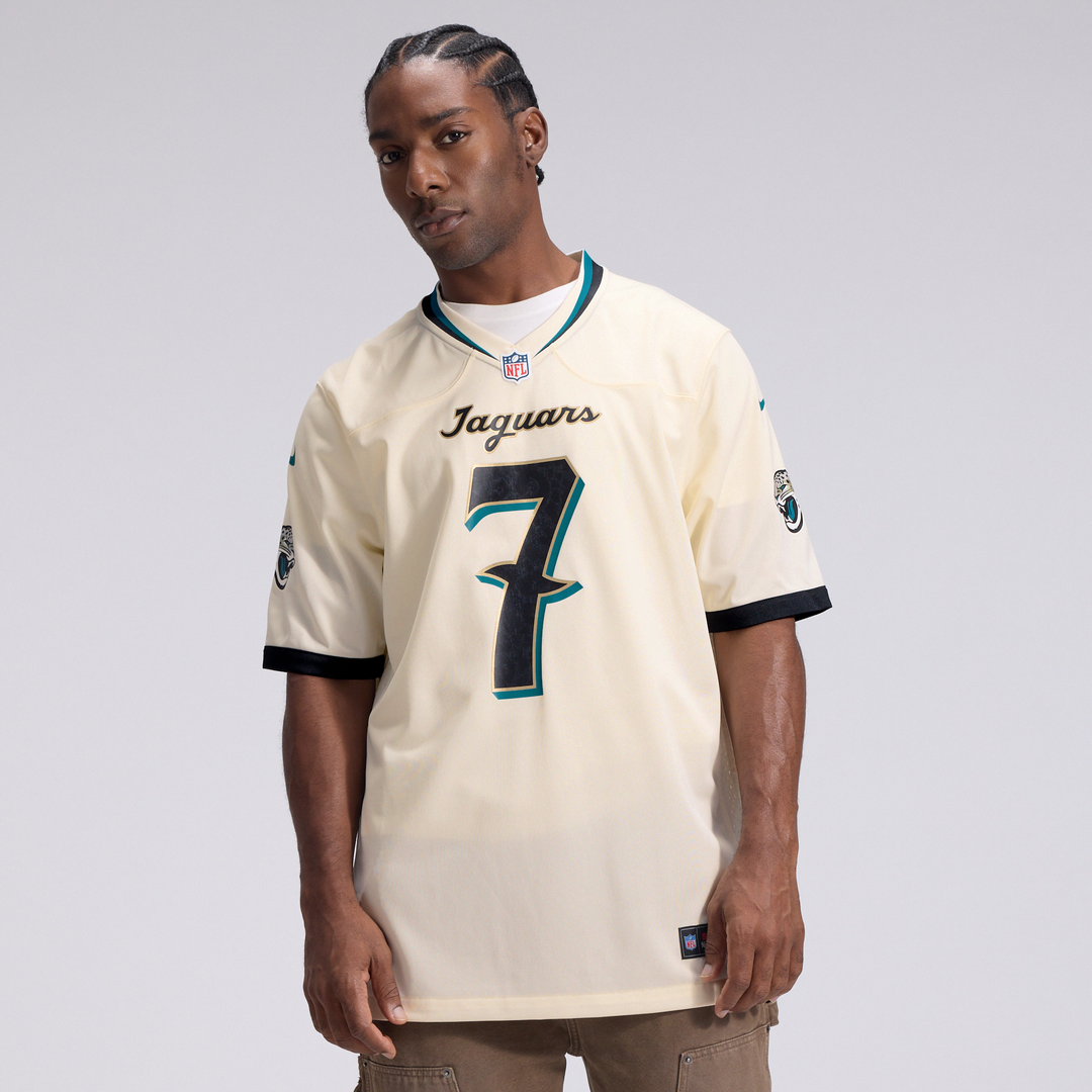 Brian Thomas Jr. Jacksonville Jaguars 2026 Rivalries Collection Game Jersey - Natural