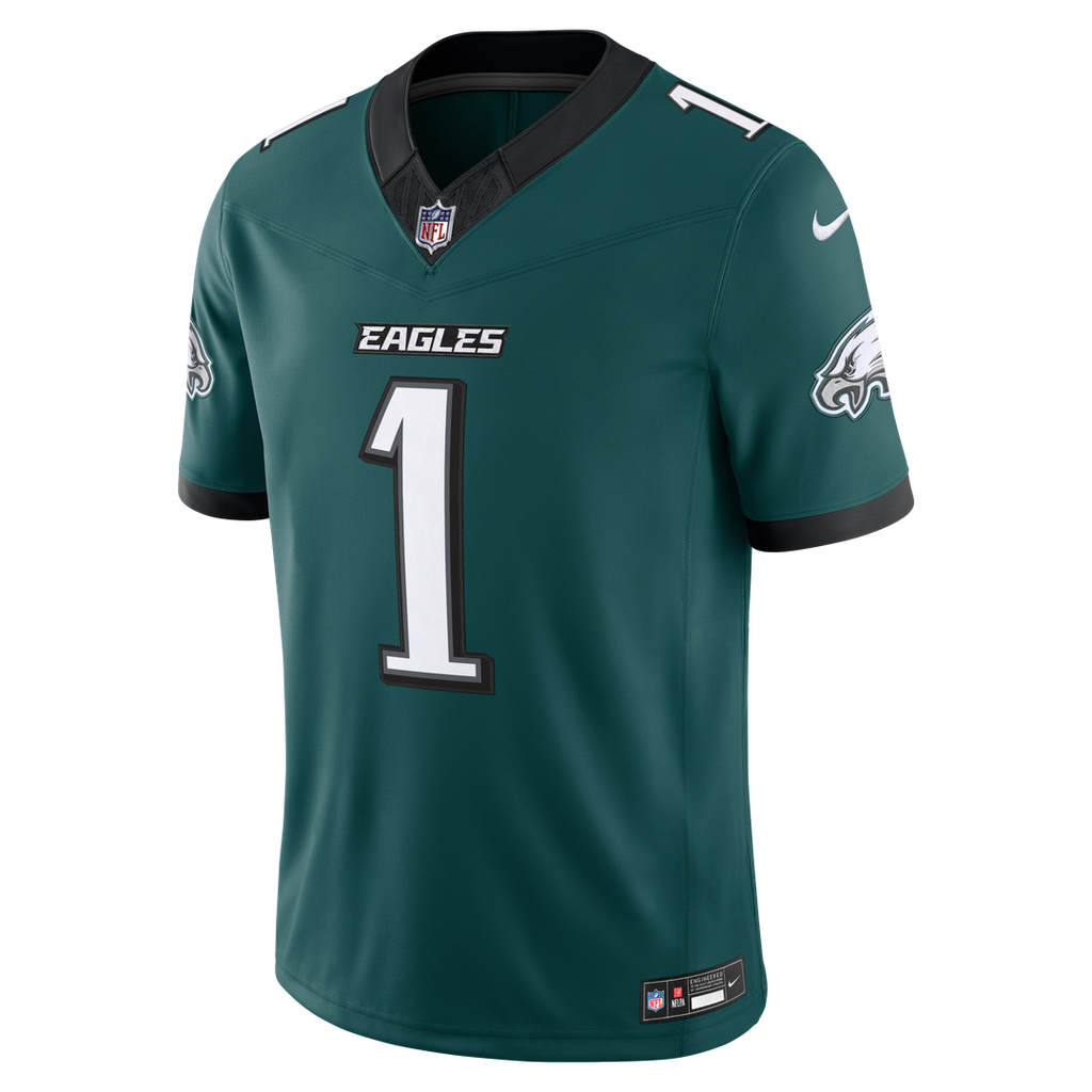 Jalen Hurts Philadelphia Eagles Vapor F.U.S.E. Stitched Limited Jersey - Midnight Green