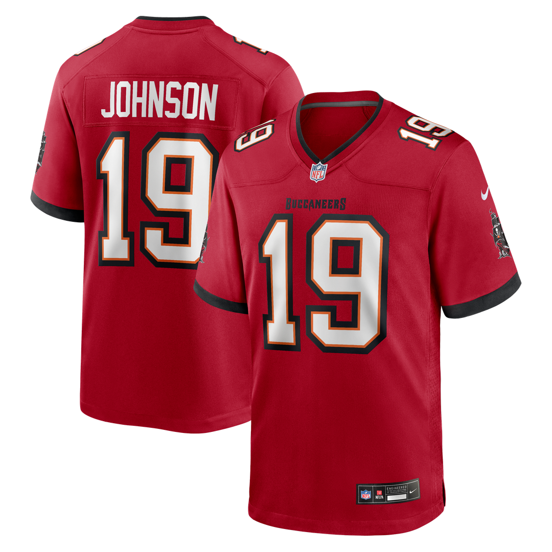 Keyshawn Johnson Tampa Bay Buccaneers Game Jersey - Red