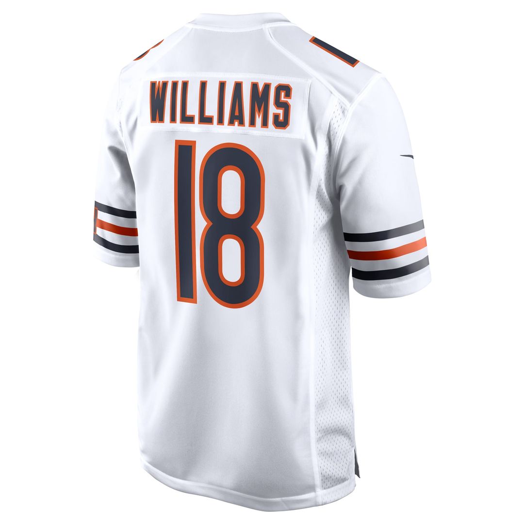 Caleb Williams Chicago Bears First Round Pick Game Jersey - White