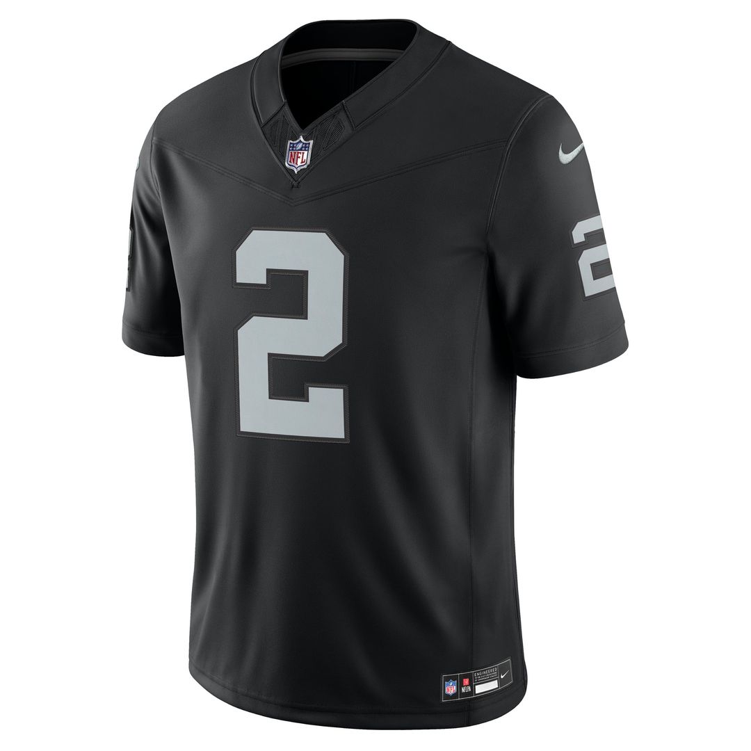 Ashton Jeanty Las Vegas Raiders Vapor F.U.S.E. Stitched Limited Jersey - Black