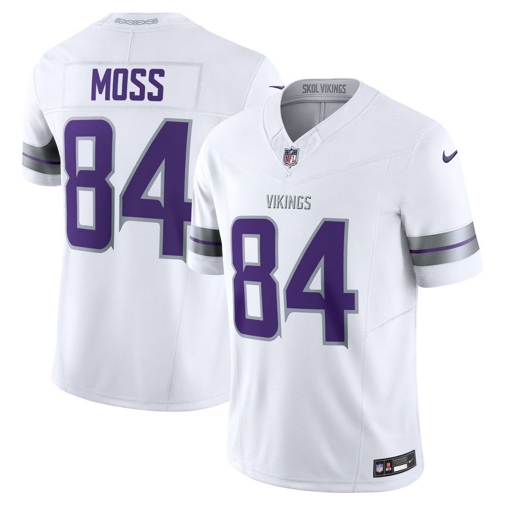 Randy Moss Minnesota Vikings Alternate Vapor F.U.S.E. Limited Jersey - White