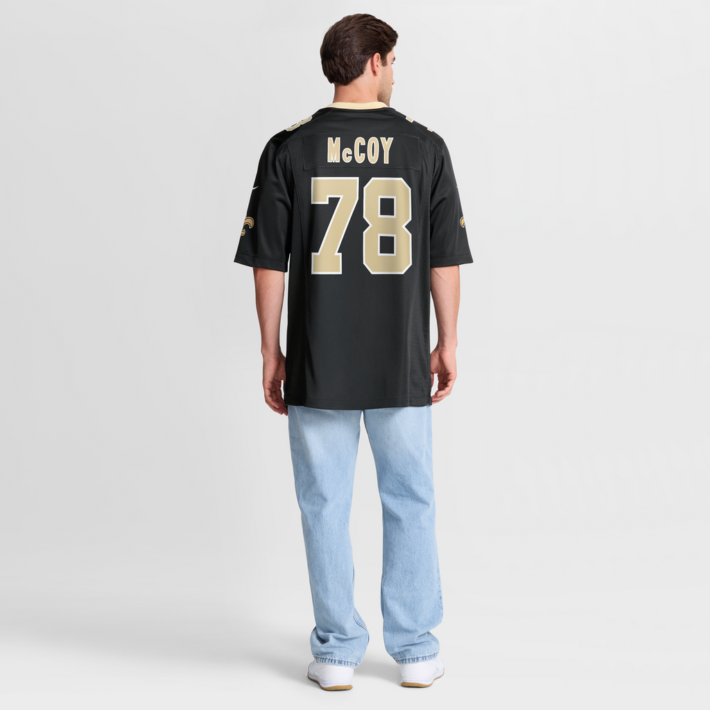 Erik Mccoy New Orleans Saints Game Jersey - Black