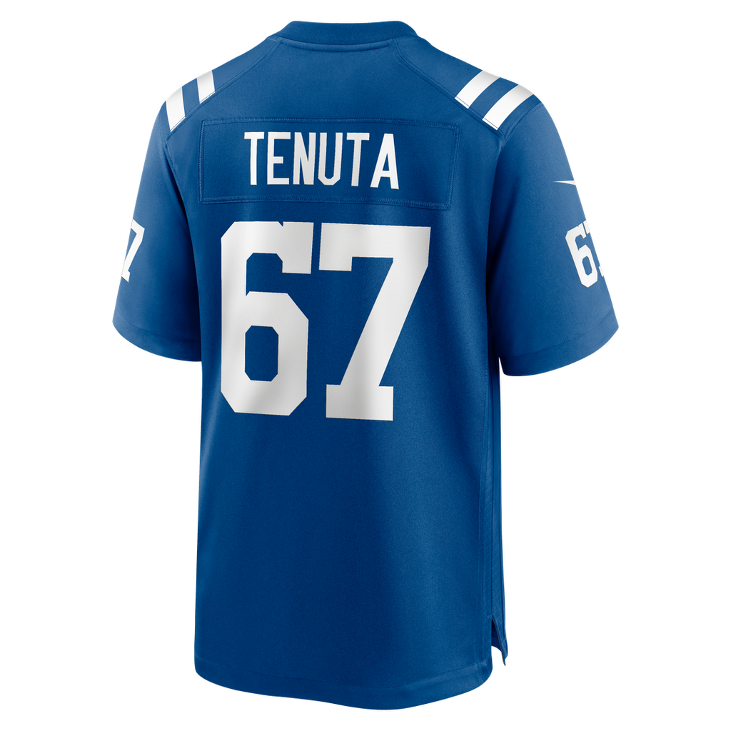 Luke Tenuta Indianapolis Colts Game Jersey - Royal Blue
