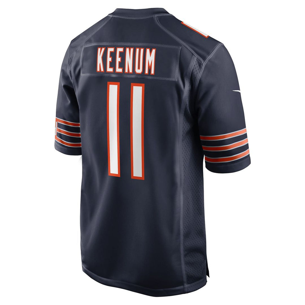 Case Keenum Chicago Bears Game Jersey - Navy