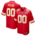 Justin Fields Kansas City Chiefs Game Jersey - Red