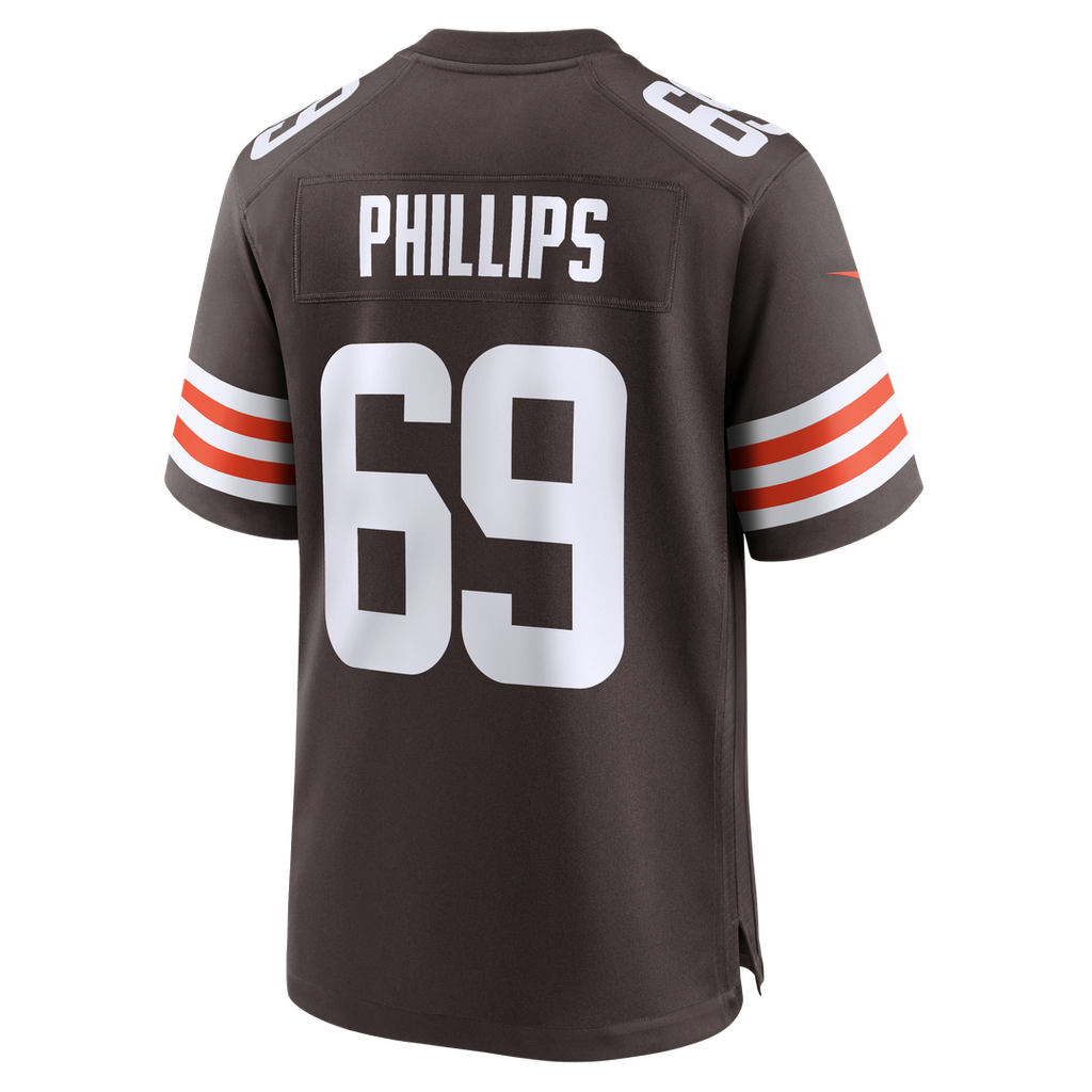Tyre Phillips Cleveland Browns Game Jersey - Brown