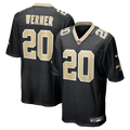 Pete Werner New Orleans Saints Game Jersey - Black