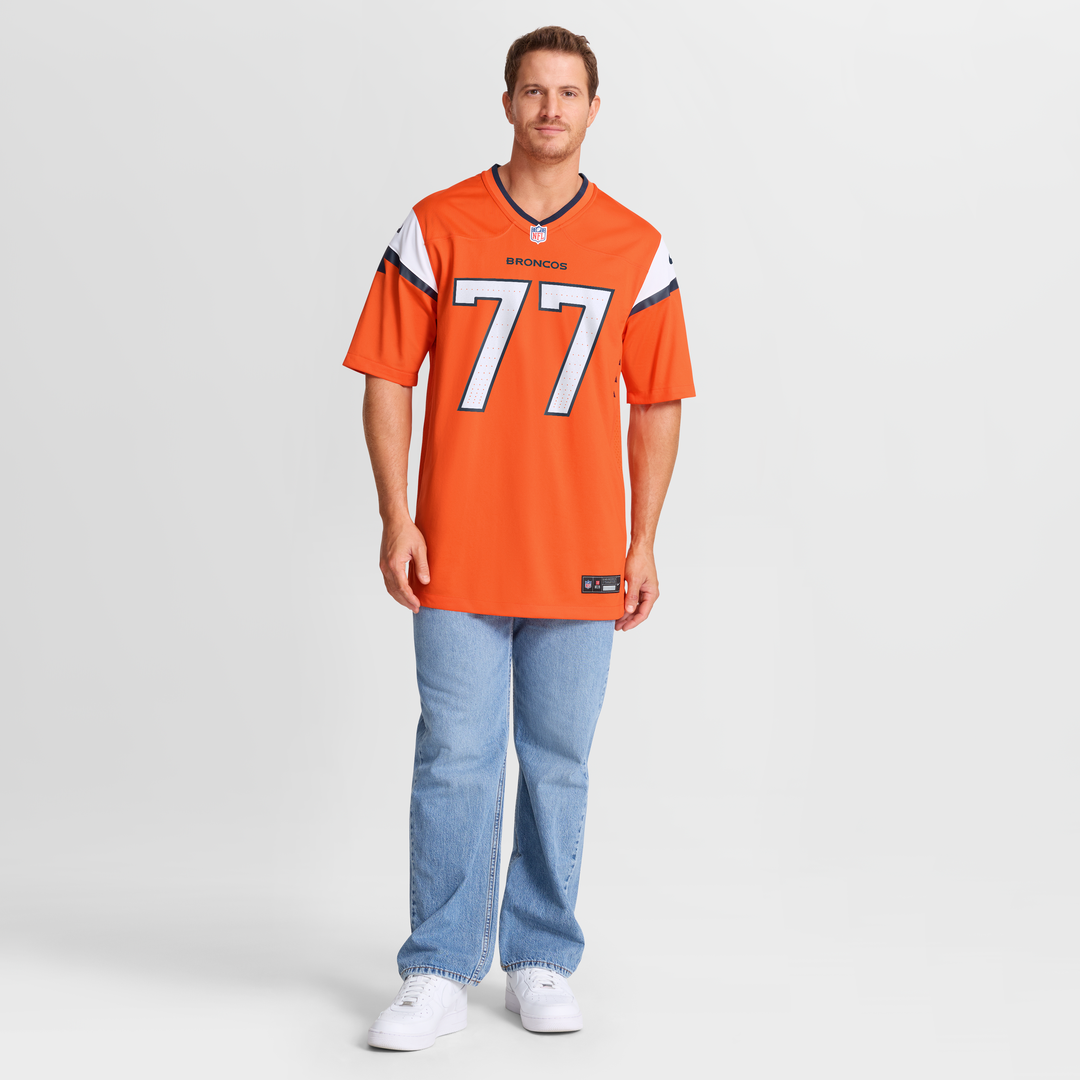 Quinn Meinerz Denver Broncos Game Jersey - Orange