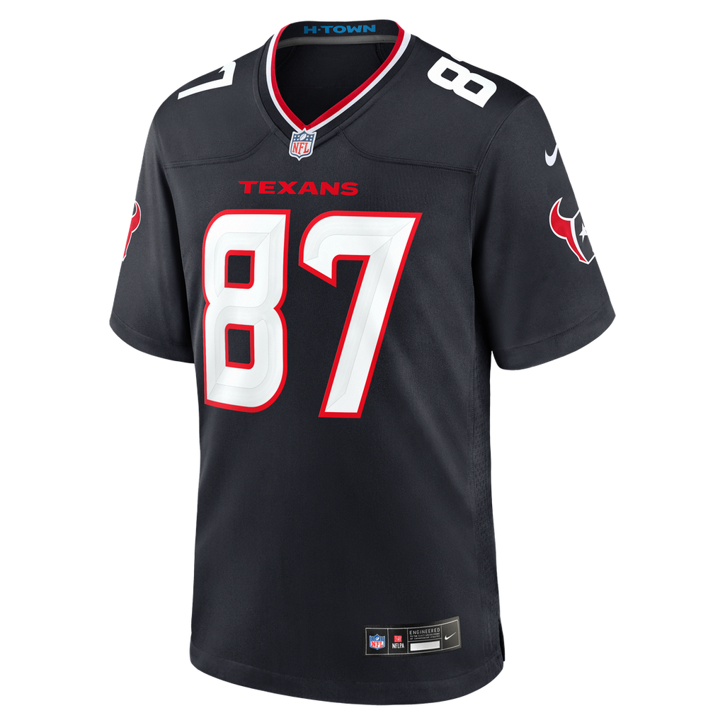 Cade Stover Houston Texans Game Jersey - Navy