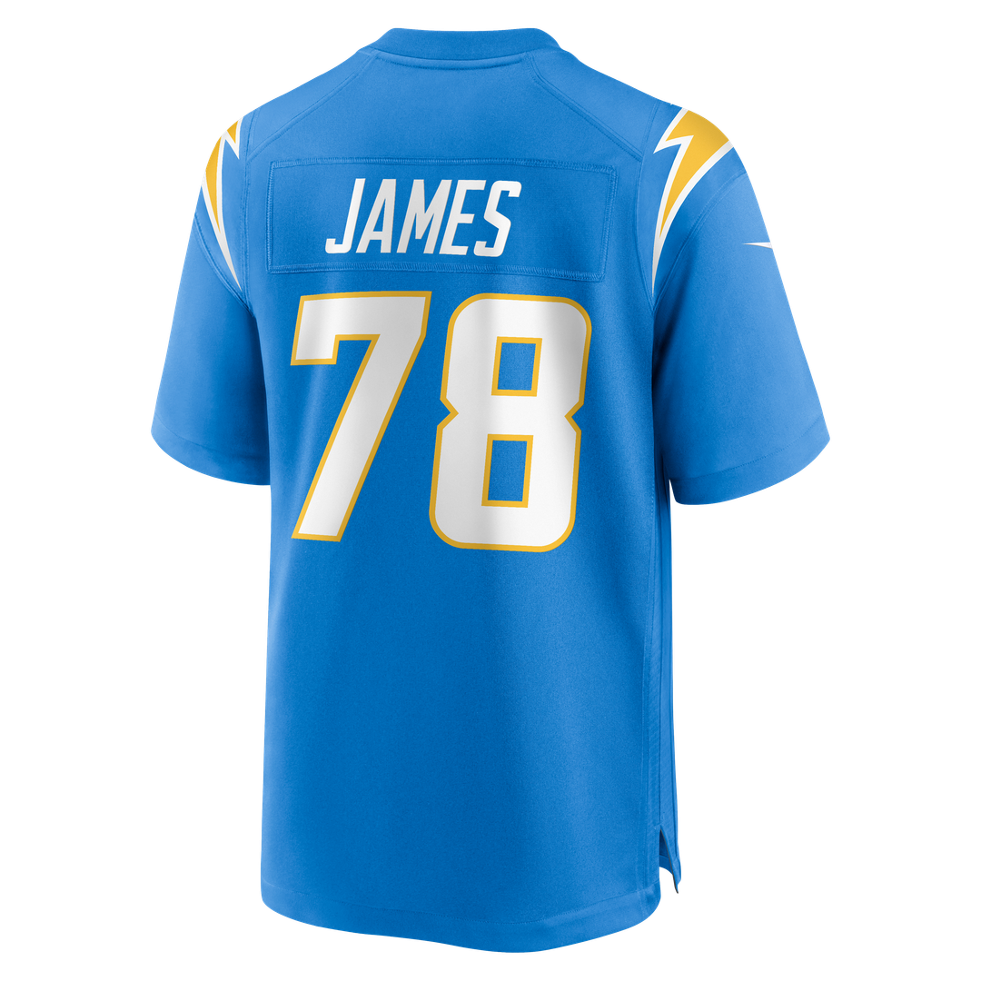 Andre James Los Angeles Chargers Game Jersey - Powder Blue