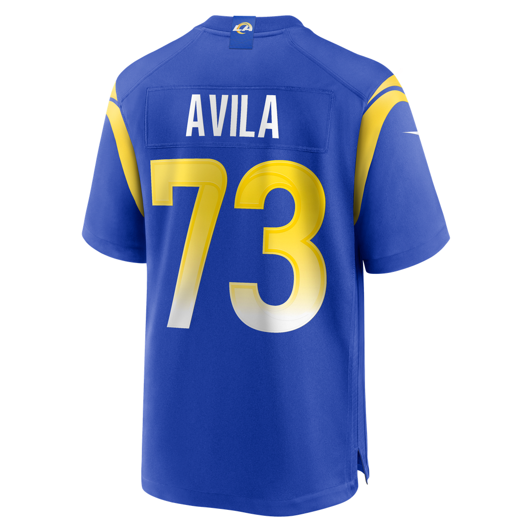 Steve Avila Los Angeles Rams Home Game Jersey - Royal Blue