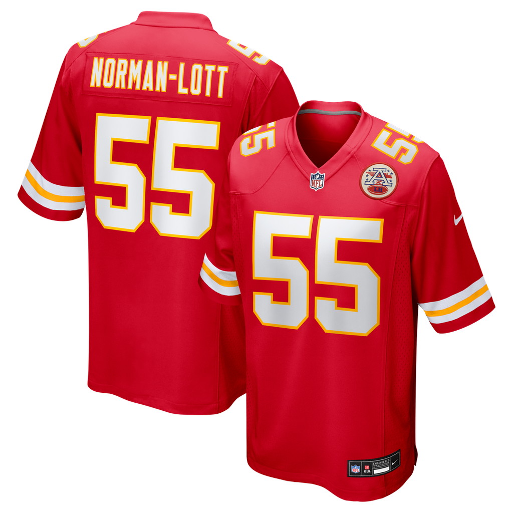 Omarr Norman-Lott Kansas City Chiefs Game Jersey - Red