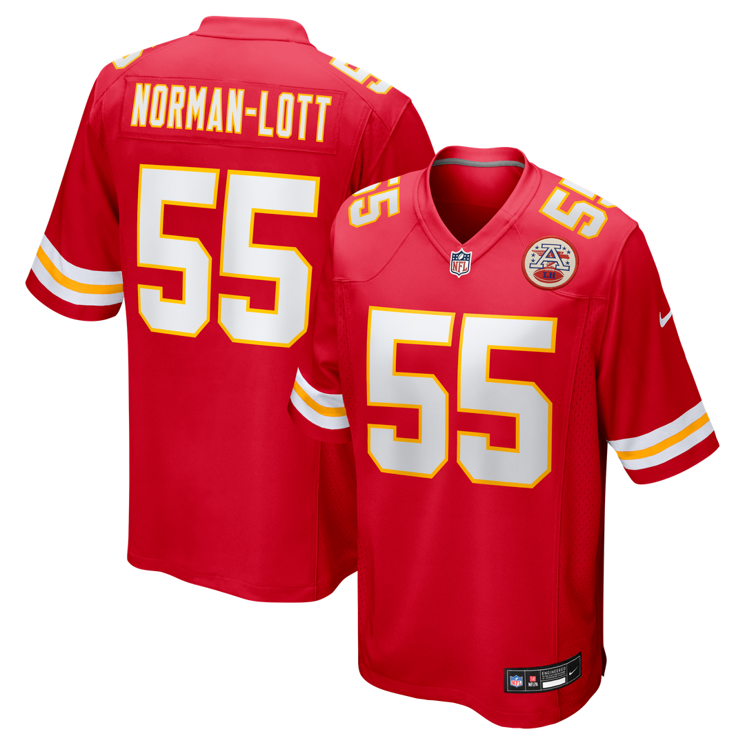 Omarr Norman-Lott Kansas City Chiefs Game Jersey - Red