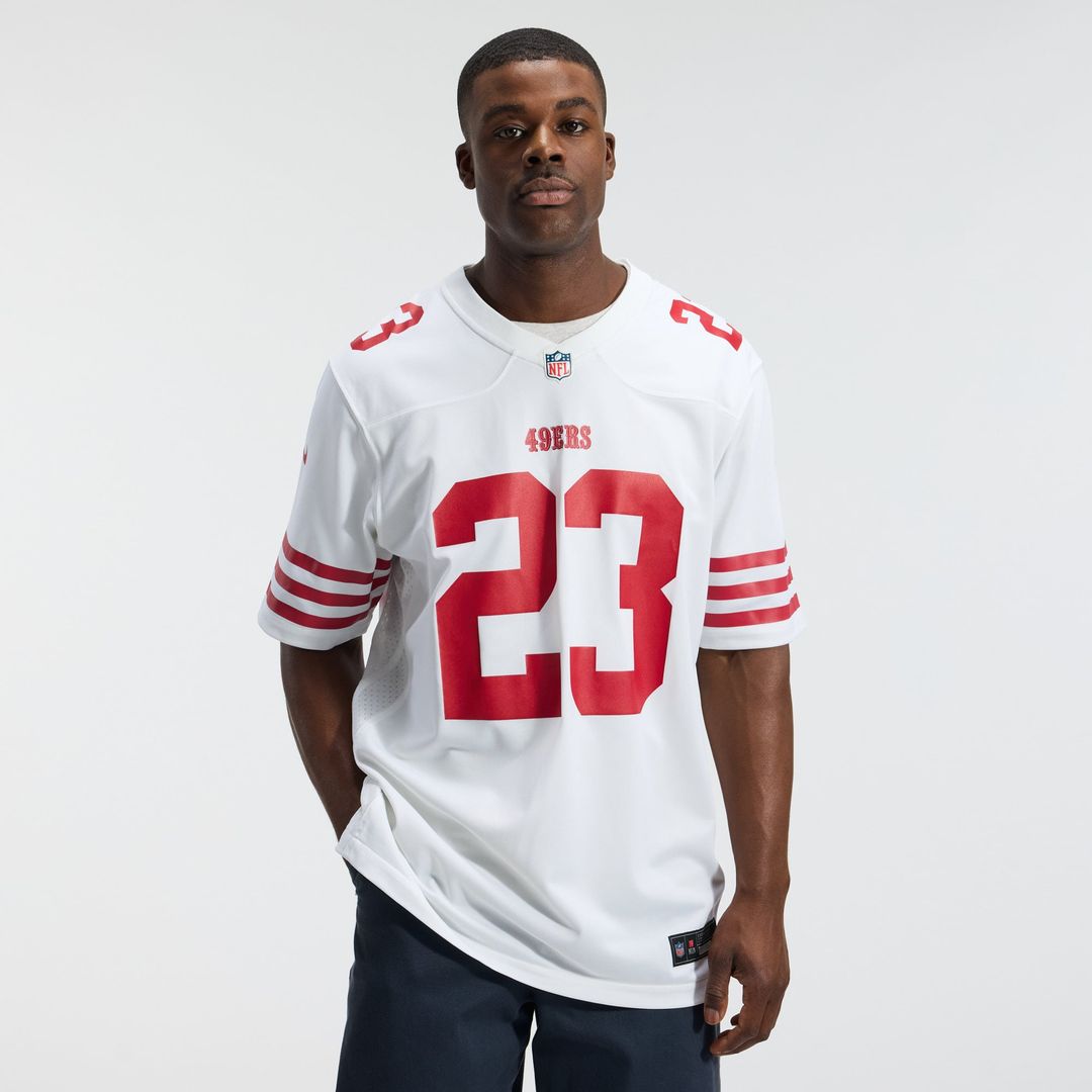Christian McCaffrey San Francisco 49ers Game Jersey - White