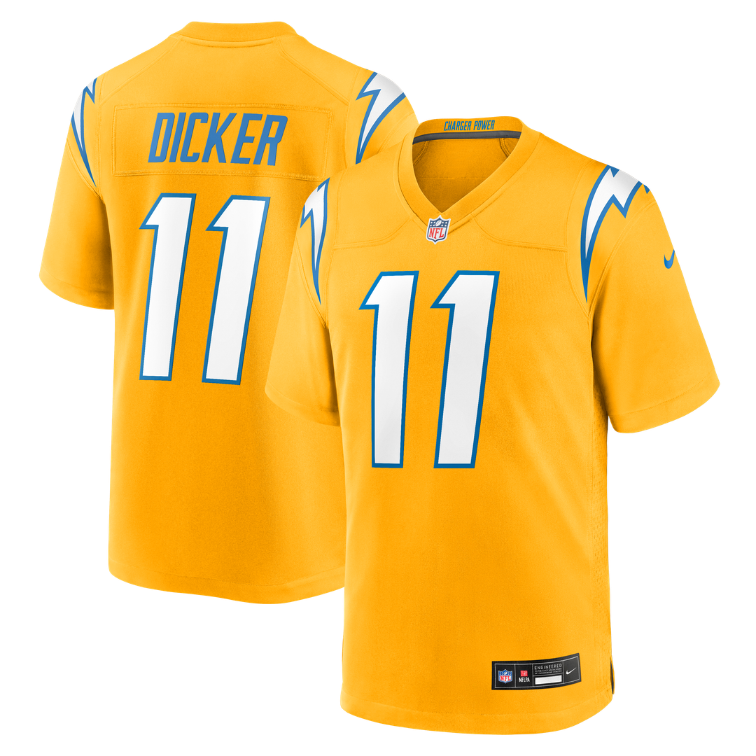 Cameron Dicker Los Angeles Chargers Alternate Game Jersey - Gold