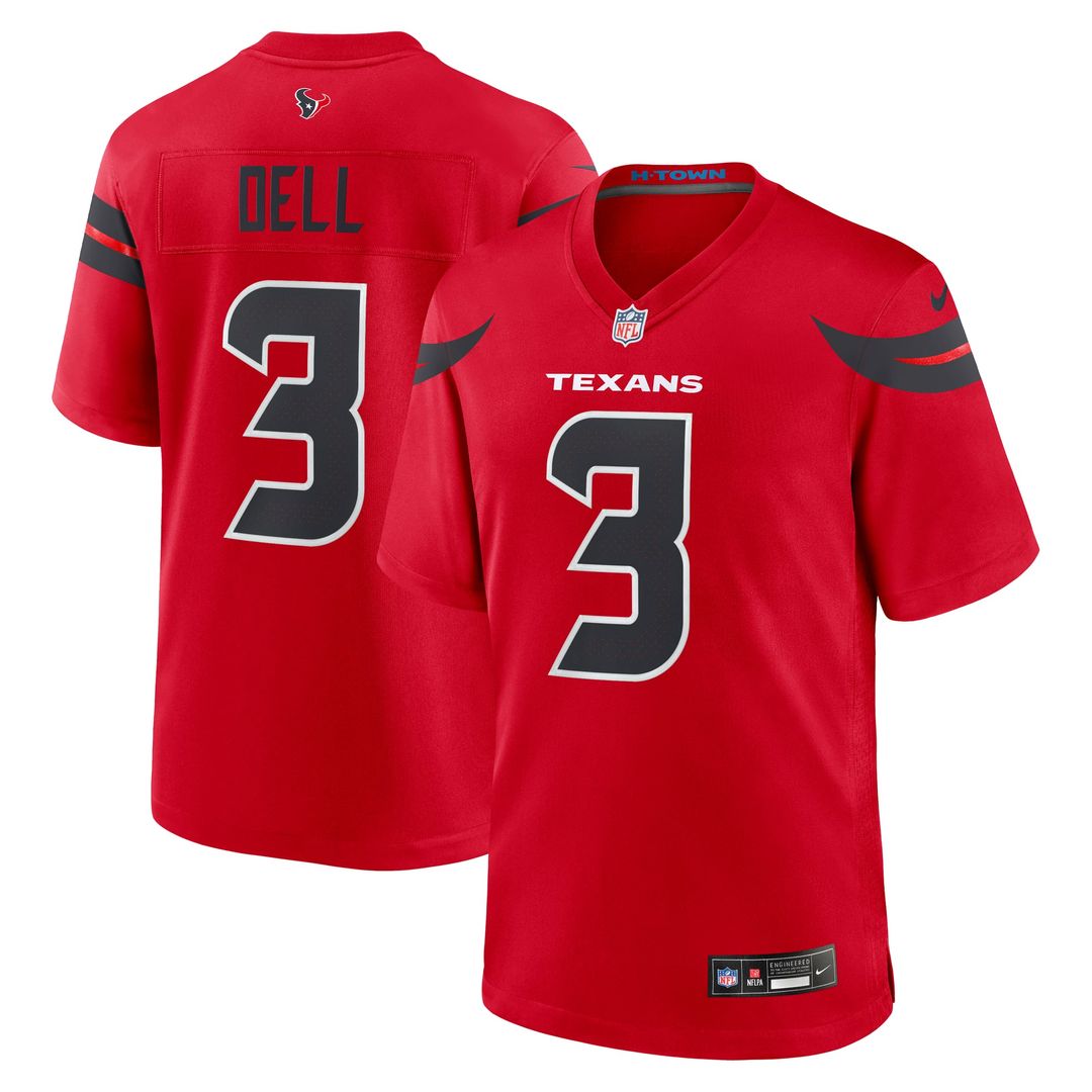 Tank Dell Houston Texans Game Jersey - Navy