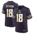 Justin Jefferson Minnesota Vikings 2026 Rivalries Collection Game Jersey - Purple