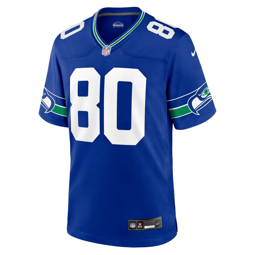 Steve Largent Seattle Seahawks Throwback Game Jersey - Royal Blue