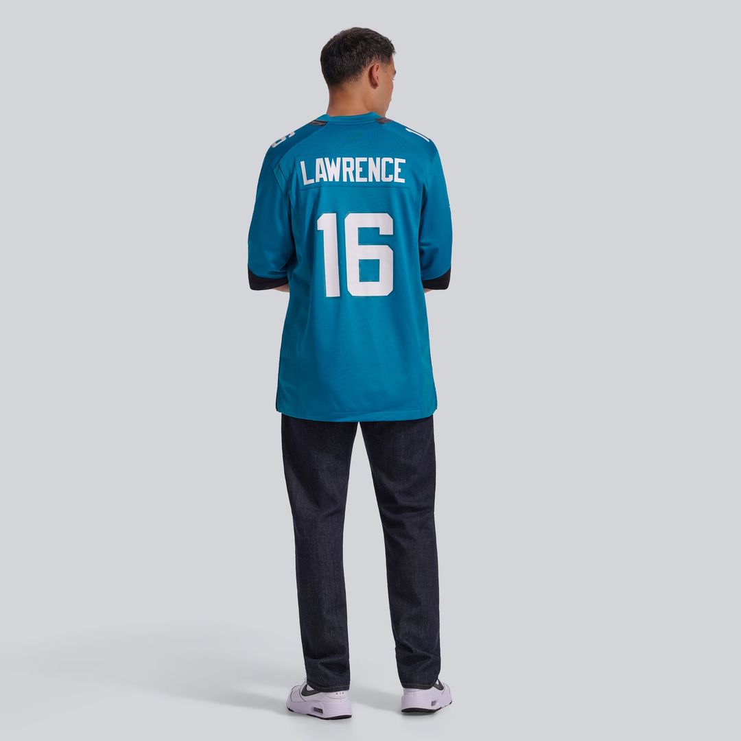 Trevor Lawrence Jacksonville Jaguars Home Game Jersey - Teal